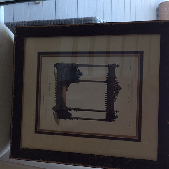 Framed Lillian August art - Picture 1 of 5